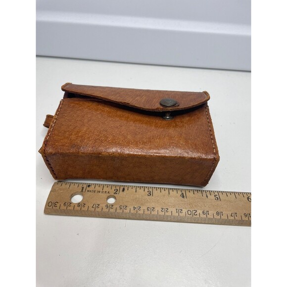 case only!! KOWA Transistor Radio or Camera brown leather case- JAPAN - Picture 8 of 10